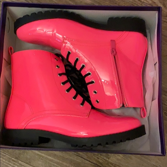 cute pink boots